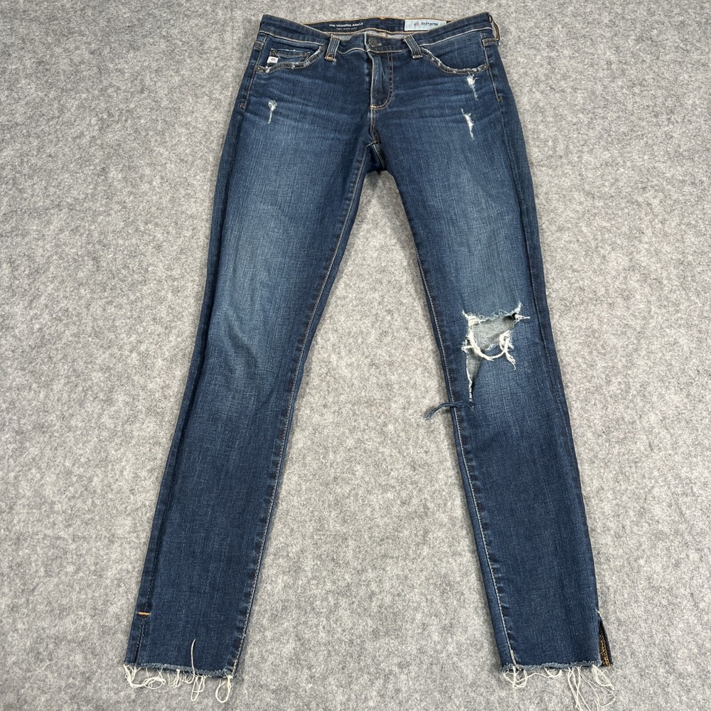 AG Adriano Goldschmied The Legging Ankle Super Skinny Jeans Denim Women's Sz 27R